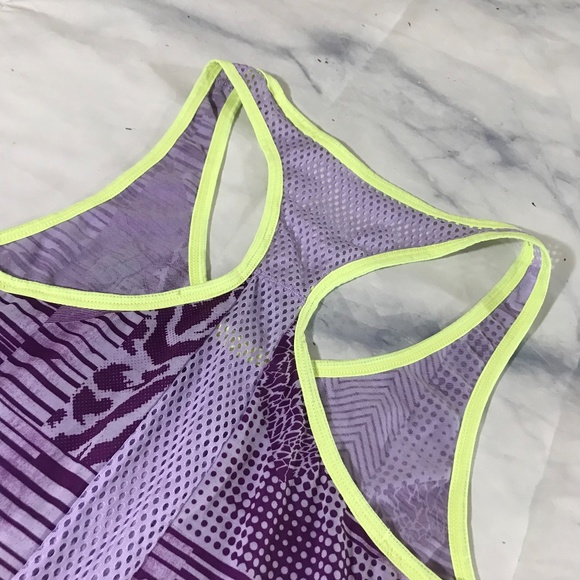 Adidas Purple & Yellow Boyfriend Bro Tank Top - Picture 8 of 8